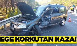 Muğla'da iki otomobil çarpıştı: 2 yaralı