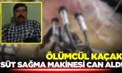 Süt sağım makinesi faciaya yol açtı