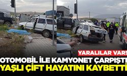 Otomobil ile kamyonet çarpıştı: 2 ölü
