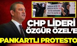 Özgür Özel'e protesto