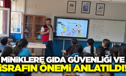 Sarıgöl İlçe Tarım Müdürlüğü'nden öğrencilere gıda güvenliği ve israf eğitimi