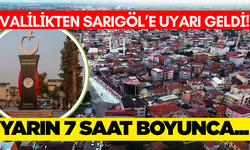 Sarıgöl'de gök gürültülü sağanak yağış uyarısı yapıldı
