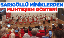 Sarıgöl'de Kur'an kursu öğrencilerinden muhteşem gösteri