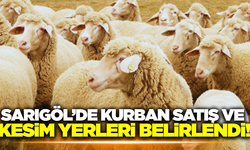 Sarıgöl'de kurban satış ve kesim yerleri açıklandı
