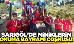 Sarıgöl'de miniklerin okuma bayramı coşkusu!