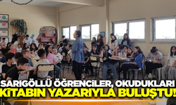 Sarıgöllü öğrenciler, okudukları kitabın yazarıyla bir araya geldi!