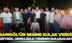 Sarıgöllü gençler Başkan Zeyrek ile bir araya geldi