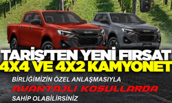 Tariş'ten yeni fırsat: 4x4 ve 4x2 kamyonet
