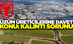 Tariş'ten Üzüm üreticileri davet! Kalıntı sorunu masaya yatırılacak