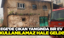 Afyonkarahisar'da bir ev alevlere teslim oldu!