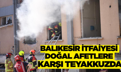 Yangın ve deprem tatbikatı gerçeği aratmadı
