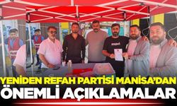 Manisa Yeniden Refah Partisi İl Gençlik Kolları Başkanından önemli açıklamalar