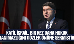 Adalet Bakanı Yılmaz Tunç’tan İsrail’e sert tepki