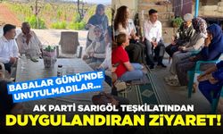 AK Parti Sarıgöl Gençlik ve Kadın Kollarından Anlamlı Babalar Günü Ziyareti