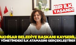 Akhisar'da bir ilk gerçekleşti!