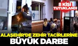 Alaşehir'de Zehir Tacirlerine Büyük Darbe: 8 Kişi Tutuklandı