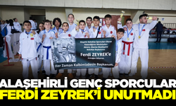 Alaşehirli sporcular Ferdi Zeyrek'i unutmadı