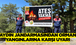 Aydın’da Jandarmadan Yangına Karşı Broşürlü Uyarı