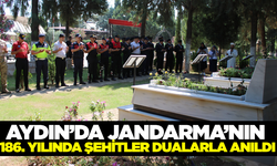 Aydın’da Jandarma’nın 186. Yılı: Şehitler Unutulmadı