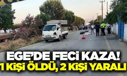 Aydın'da motosiklet ile kamyonet kafa kafaya çarpıştı: 1 ölü 2 yaralı