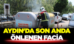 Aydın'da Çöp Yangını Araçları Sıçramadan Söndürüldü