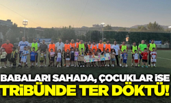 Babalar Günü Halı Saha Maçı renkli görüntülere sahne oldu