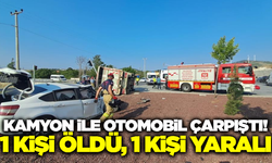 Balıkesir'de kamyon ile otomobil çarpıştı: 1 ölü 1 yaralı