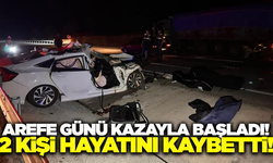 Balıkesir'de otomobil, kamyona çarptı: 2 kişi can verdi!