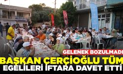 Ege'de gelenek bozulmadı: Vatandaşlar iftar yemeğinde buluştular