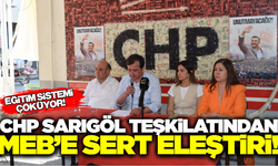 CHP Sarıgöl İlçe Başkanı Nuri Sarı; "MEB sorumluluklarını yerine getirmedi"