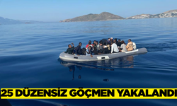 Bodrum'da 25 düzensiz göçmen yakalandı