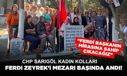CHP Sarıgöl Kadın Kolları'ndan duygusal taziye ziyareti