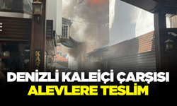 Denizli’nin Kalbinde Yangın Paniği!