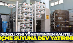 Denizli OSB yönetiminden dev yatırım!
