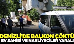 Denizli'de balkon faciası: 3 yaralı