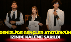 Denizli’de Tarih Manşet Oldu, Gençler Geçmişi Satırlara Taşıdı