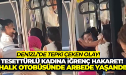 Denizli'de halk otobüsünde tepki çeken olay!