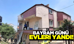 Denizli'de Kurban ile uğraşan ailenin evi yandı!