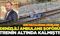 Denizlili ambulans şoförü son yolculuğuna uğurlandı