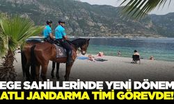 Ege'de atlı jandarma timi göreve başladı