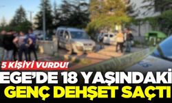 Ege'de pompalı tüfek dehşeti: Tam 5 kişi!