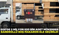Ege'de 2 milyon 820 bin adet ele geçirdi!