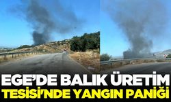 Ege'de Balık Üretim Tesisi'nde yangın paniği