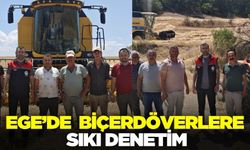 Ege'de biçerdöverlere  denetim