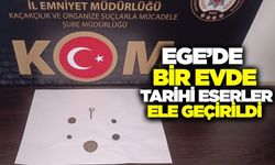 Ege'de tarihi paralar ve broş ele geçirildi