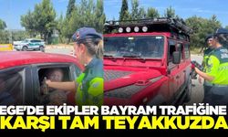 Ege'de ekipler bayram trafiğine karşı teyakkuzda
