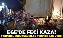Ege'de feci kaza: 1 ölü