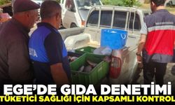 Ege'de gıda denetimi gerçekleşti