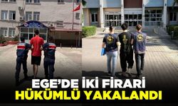 Ege'de iki hükümlü yakayı ele verdi