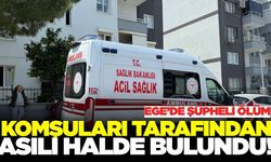 Ege'de oturduğu apartmanda cesedi bulundu